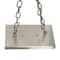 Hello Honey® Robert Stevenson Lighting Jameson Metal & Seedy Glass 6-Light Linear Chandelier